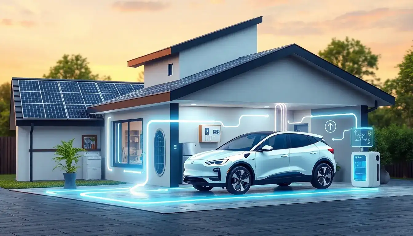 What role does Vehicle-to-Home (V2H) technology play in home energy ...