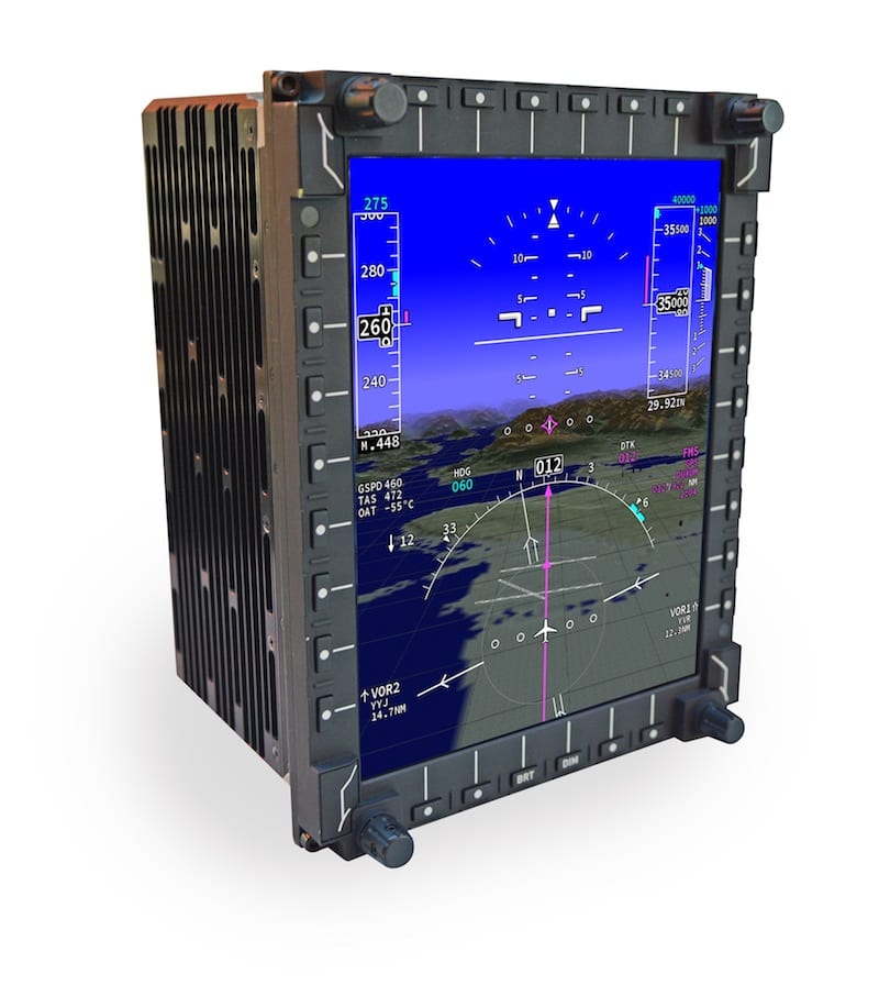 Cockpit Display System Glass Cockpit Avionics Display Hi Res Stock