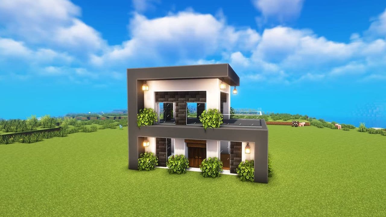 Minecraft modern house ideas & tutorials