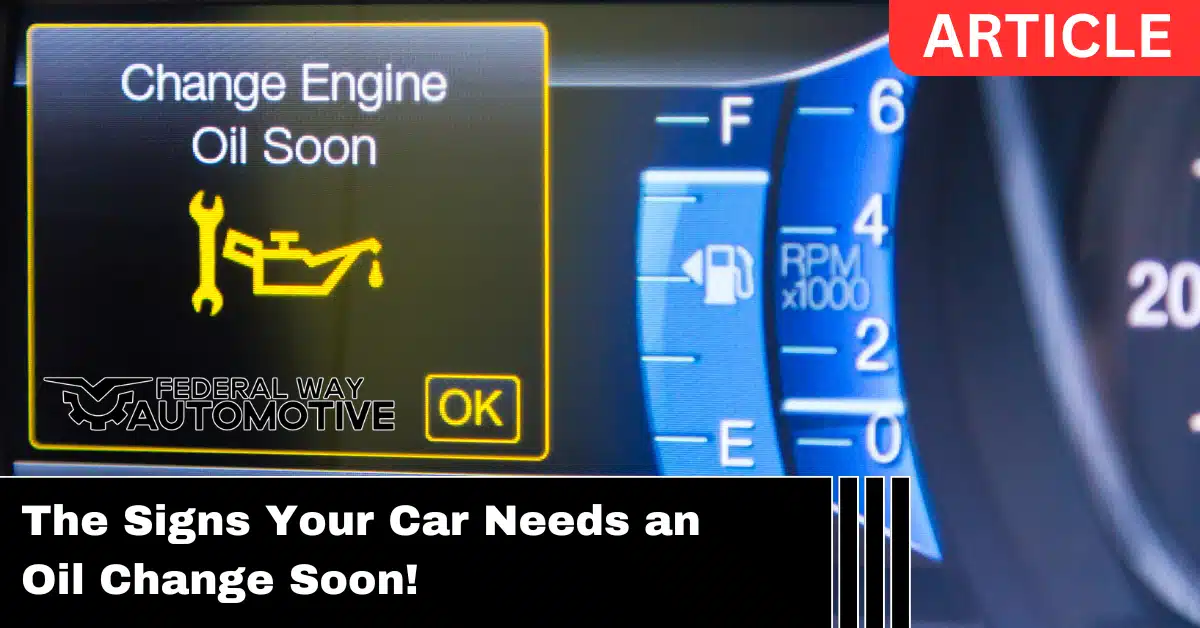 The Signs Your Car Needs an Oil Change Soon